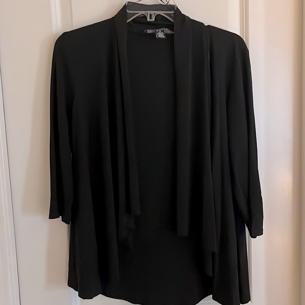 Black cardigan
